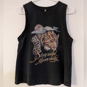 Spell & The Gypsy Stay Wild Moon Child Tank sz XS